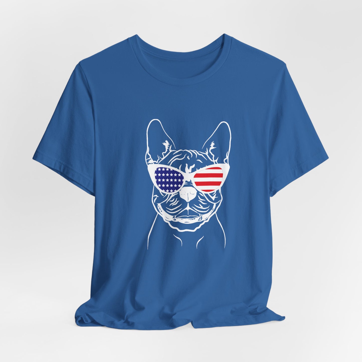 Patriotic French Bulldog T-Shirt – Unisex USA Dog Lover Tee