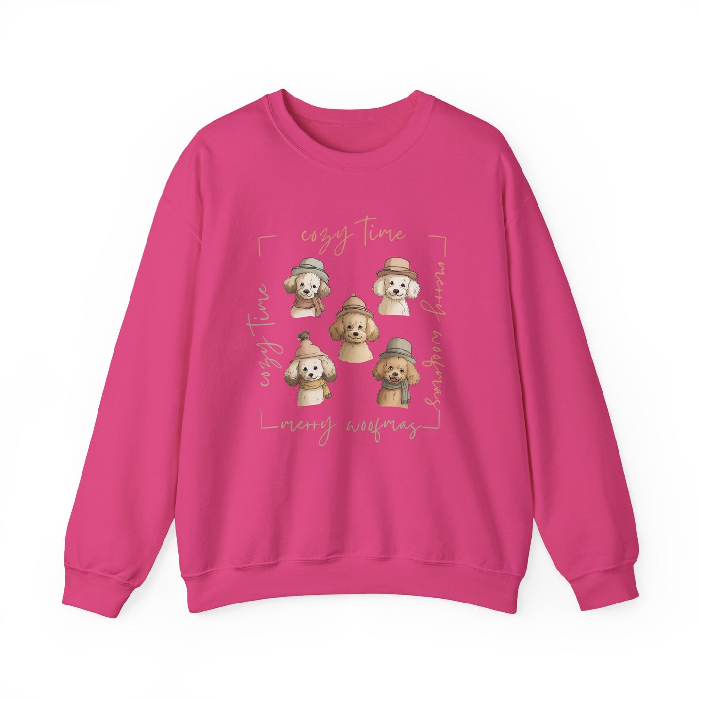 Cozy Woofmas Sweatshirt | Stylish Poodle Squad Sweater