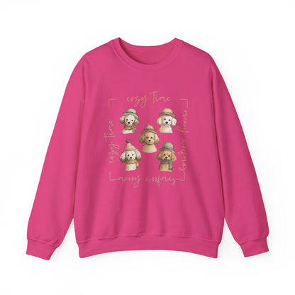 Cozy Woofmas Sweatshirt | Stylish Poodle Squad Sweater