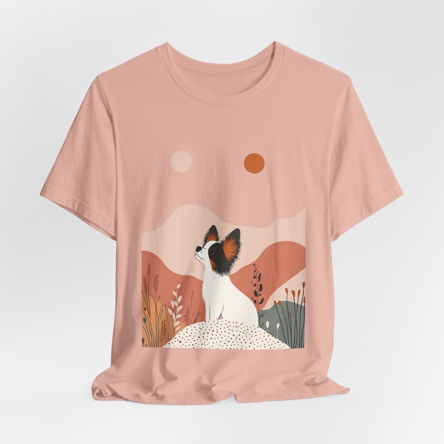 Papillon Spirit – Unisex Artistic Dog T-Shirt
