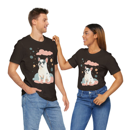 Dreamy Bulldog Skies – Unisex T-Shirt