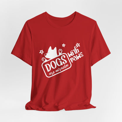 “Dogs are miracle with Paws”  Dog Lover Unisex T-Shirt