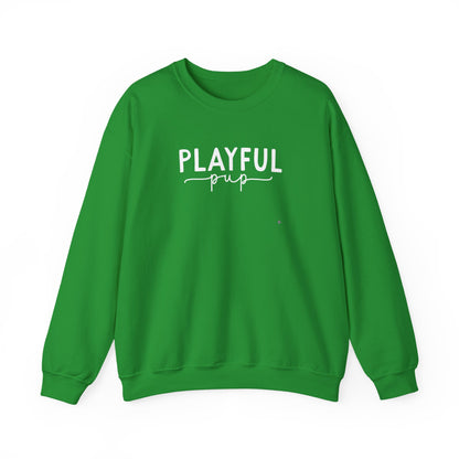 Playful Pup Unisex Sweatshirt | Minimalist Aesthetic Dog Gift