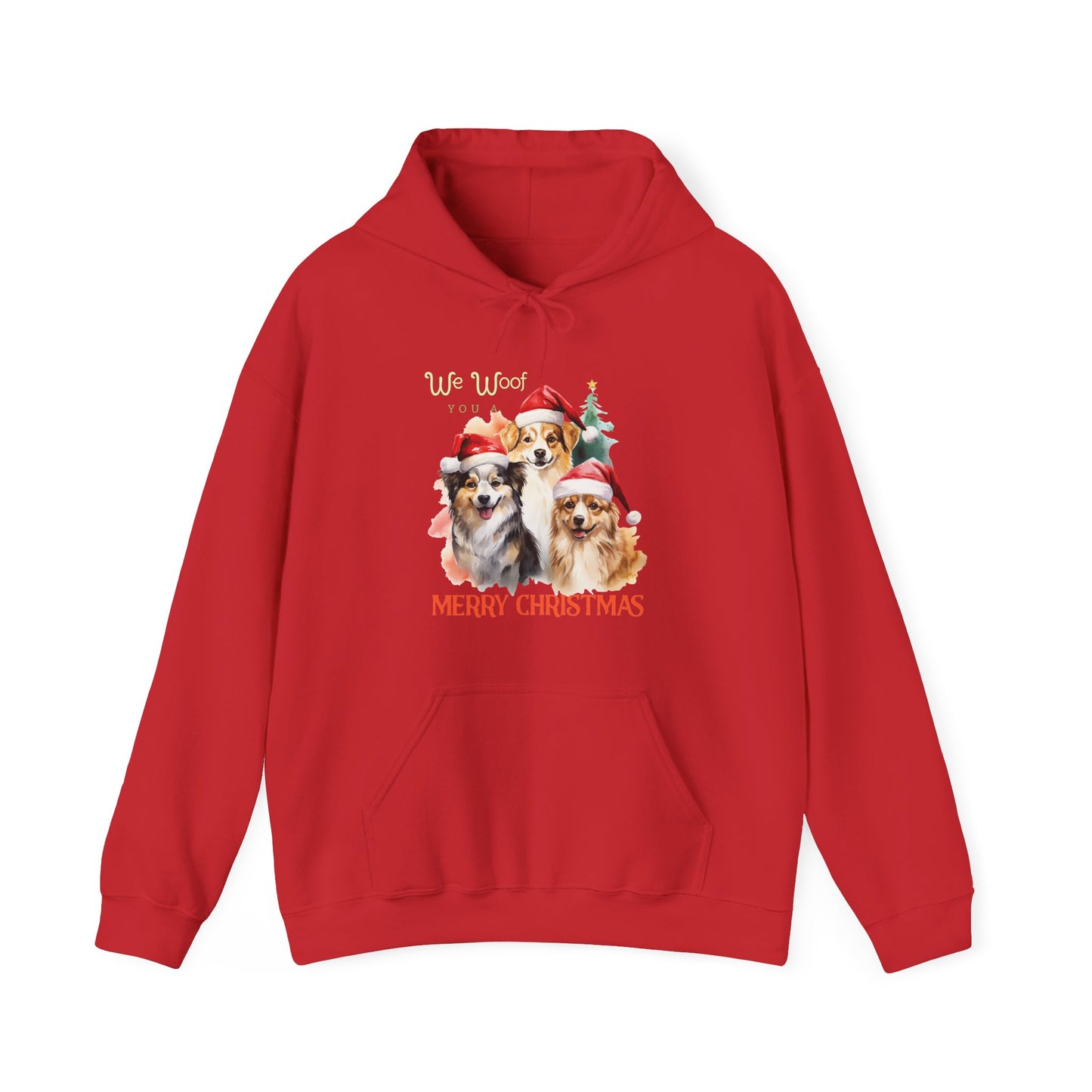 We Woof You Merry Christmas Hoodie 🎄🐾