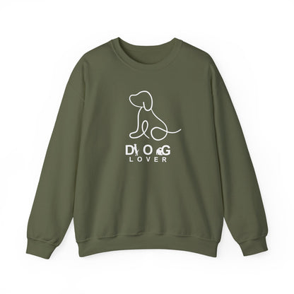 Minimalist One-Line "Dog Lover" Sweatshirt
