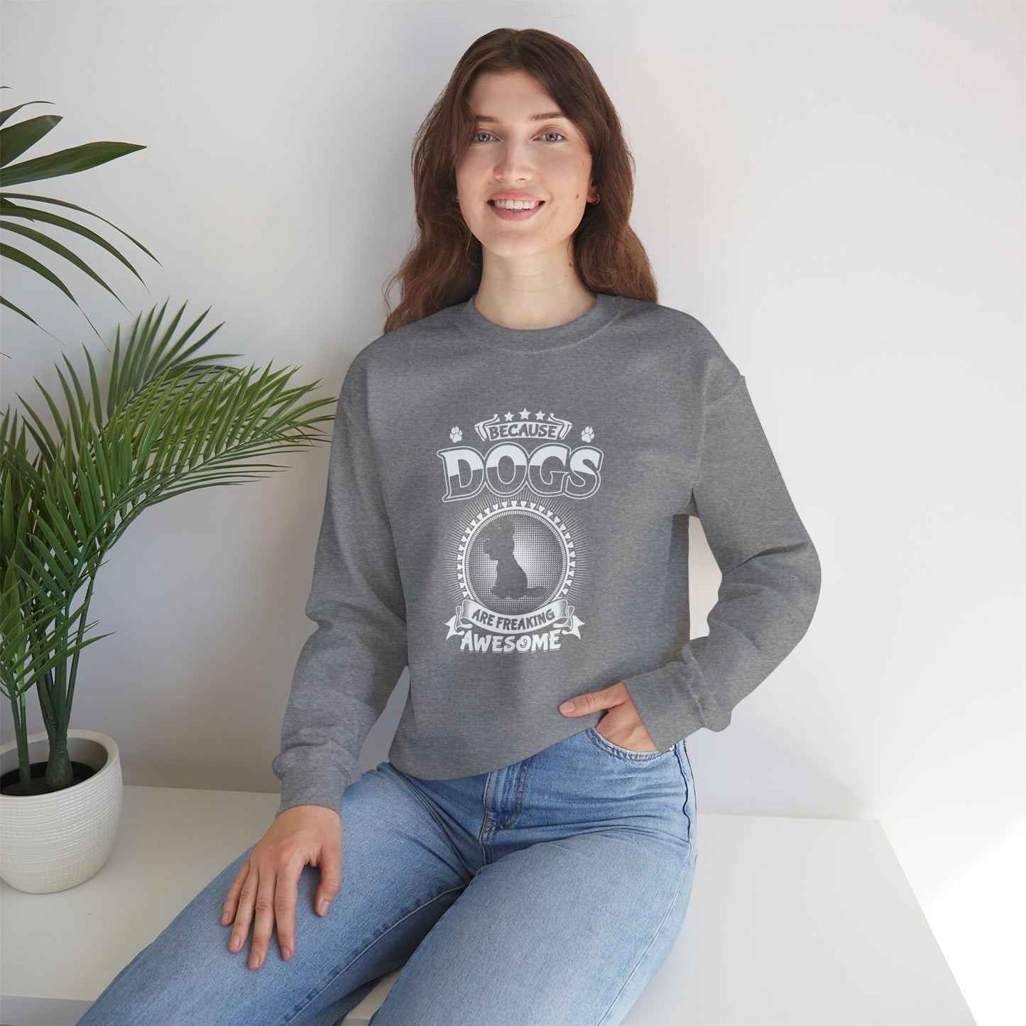 Title "Dogs Are Freaking Awesome" Unisex Sweatshirt