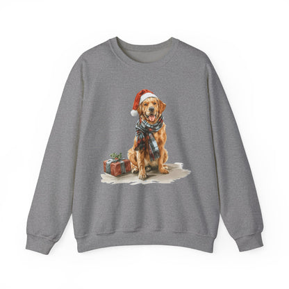 Golden Retriever Christmas Sweatshirt | Festive Dog Gift