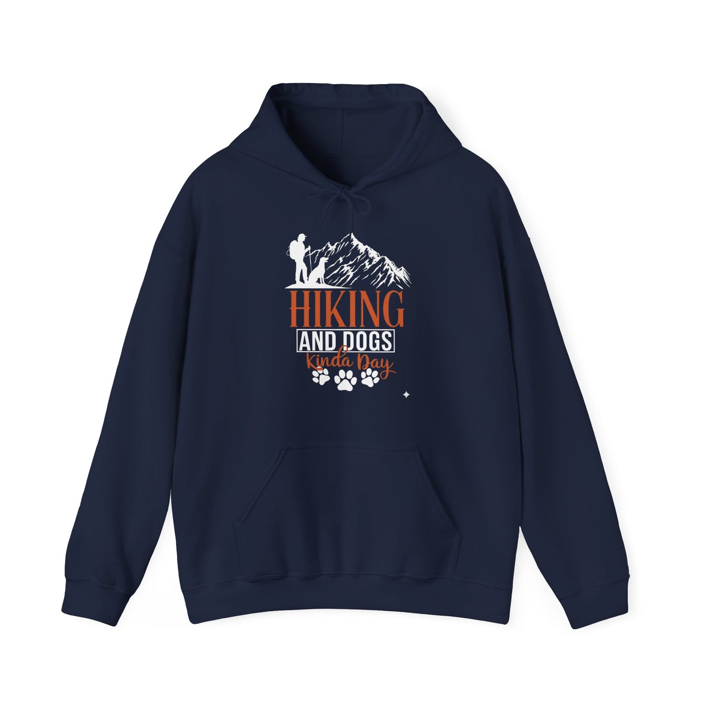 Hiking and Dogs Kinda Day Unisex Hoodie