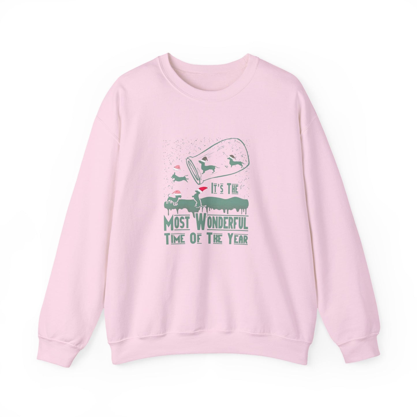 Dachshund Snow Globe Sweatshirt | Wonderful Wiener Time