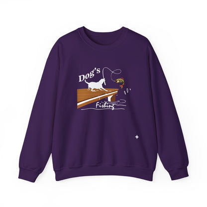 Dog's Fishing Trip Unisex Sweatshirt