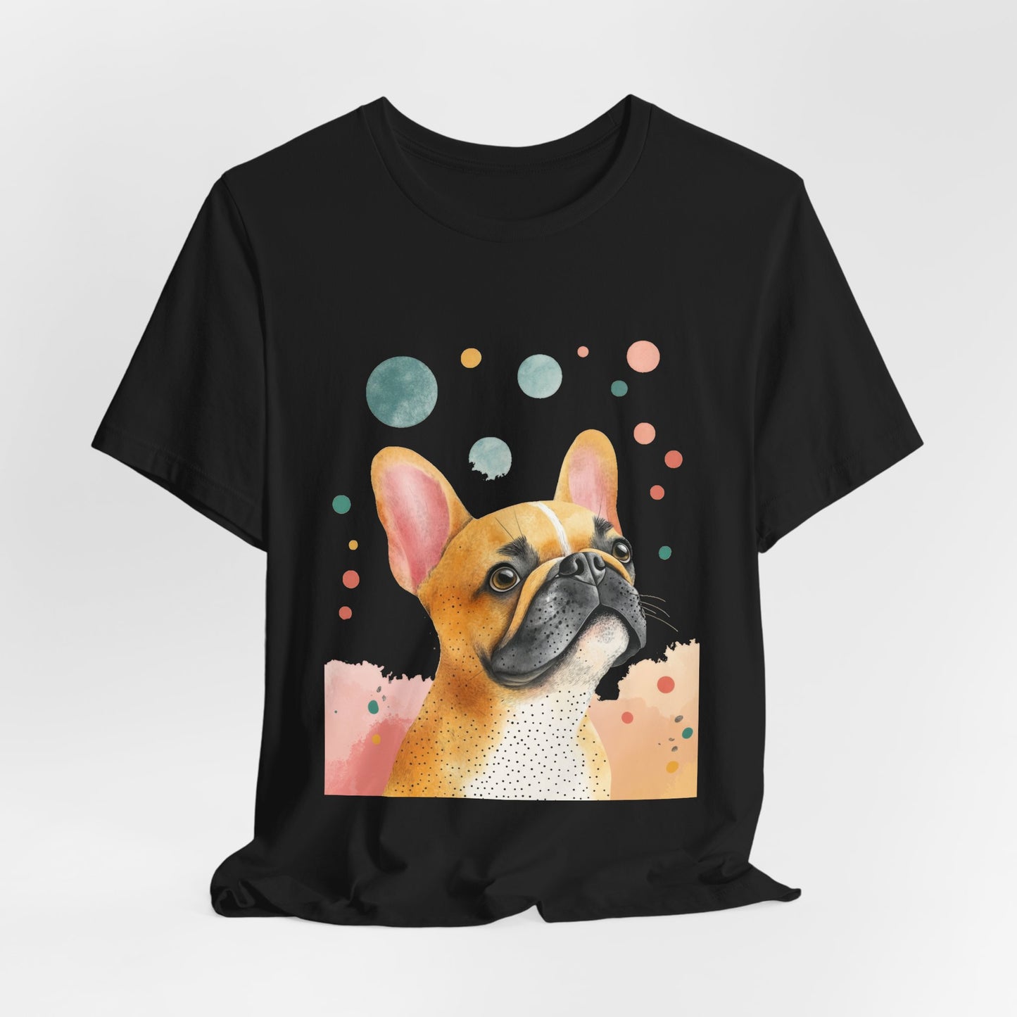 Playful Frenchie Vibes – Unisex T-Shirt