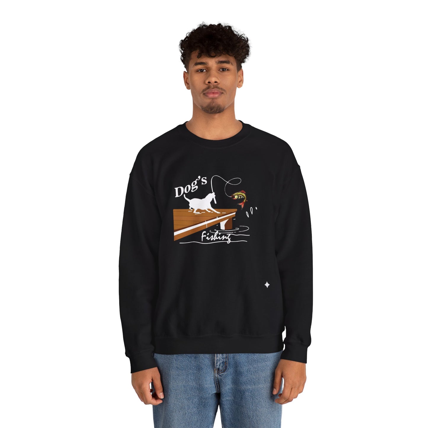 Dog's Fishing Trip Unisex Sweatshirt