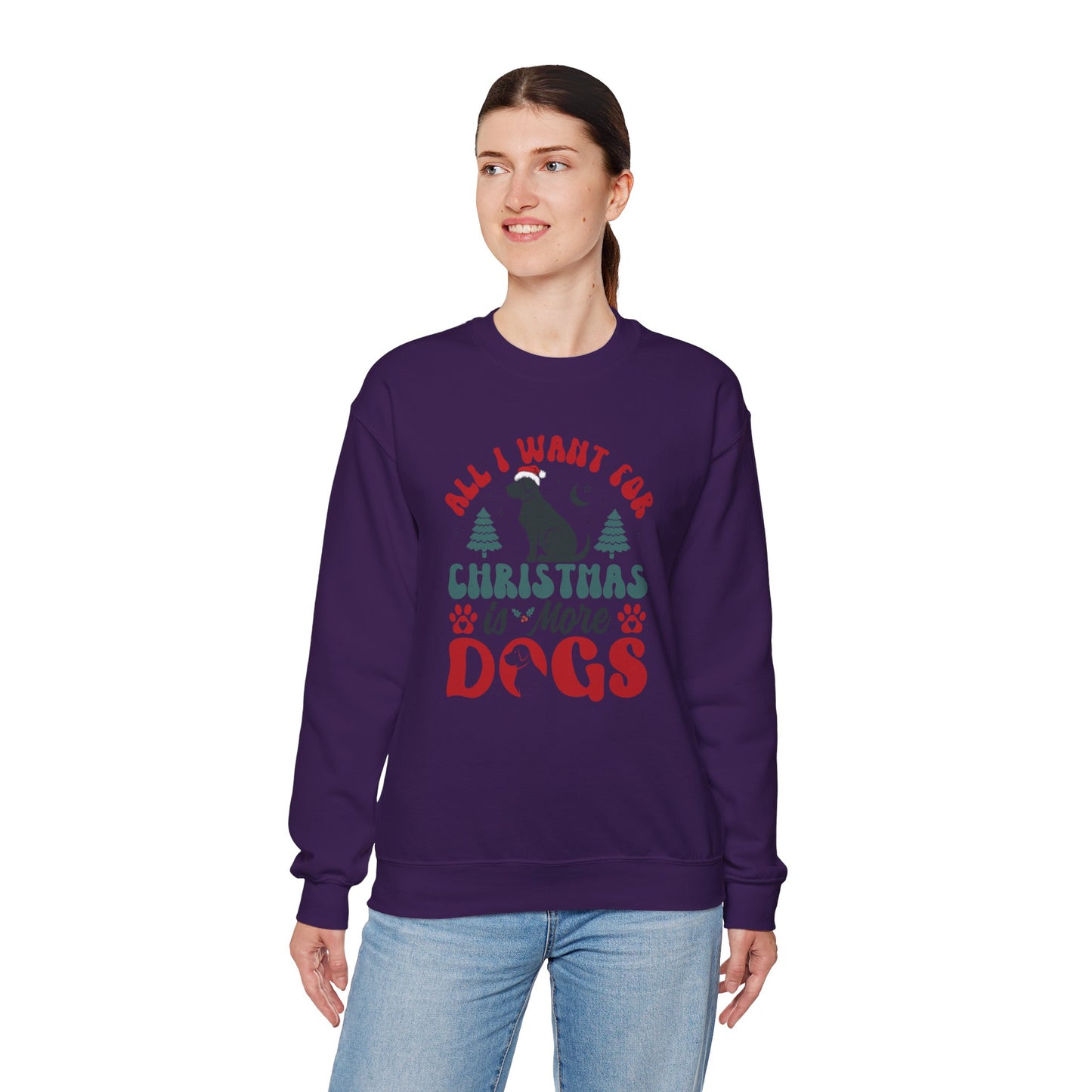 More Dogs for Christmas Sweatshirt | Funny Pet Lover Gift