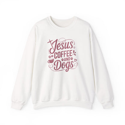 Jesus, Coffee, and Dogs Unisex Sweatshirt