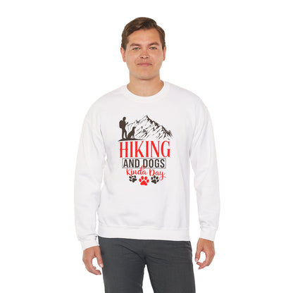 Hiking and Dogs Kinda Day Unisex Sweatshirt