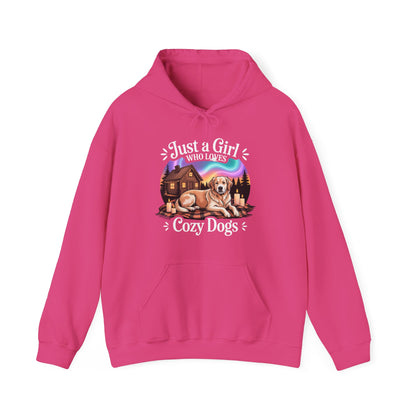 Girl Who Loves Cozy Dogs Hoodie | Cabin Life Sweater