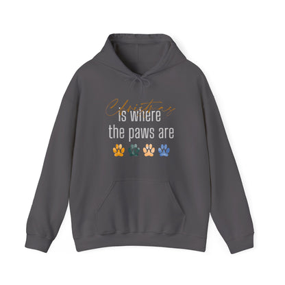 Christmas Is Where The Paws Are Hoodie