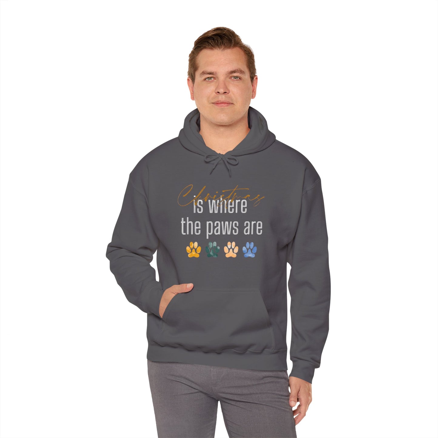 Christmas Is Where The Paws Are Hoodie