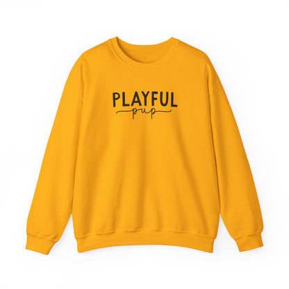 Playful Pup Unisex Sweatshirt | Minimalist Aesthetic Dog Gift