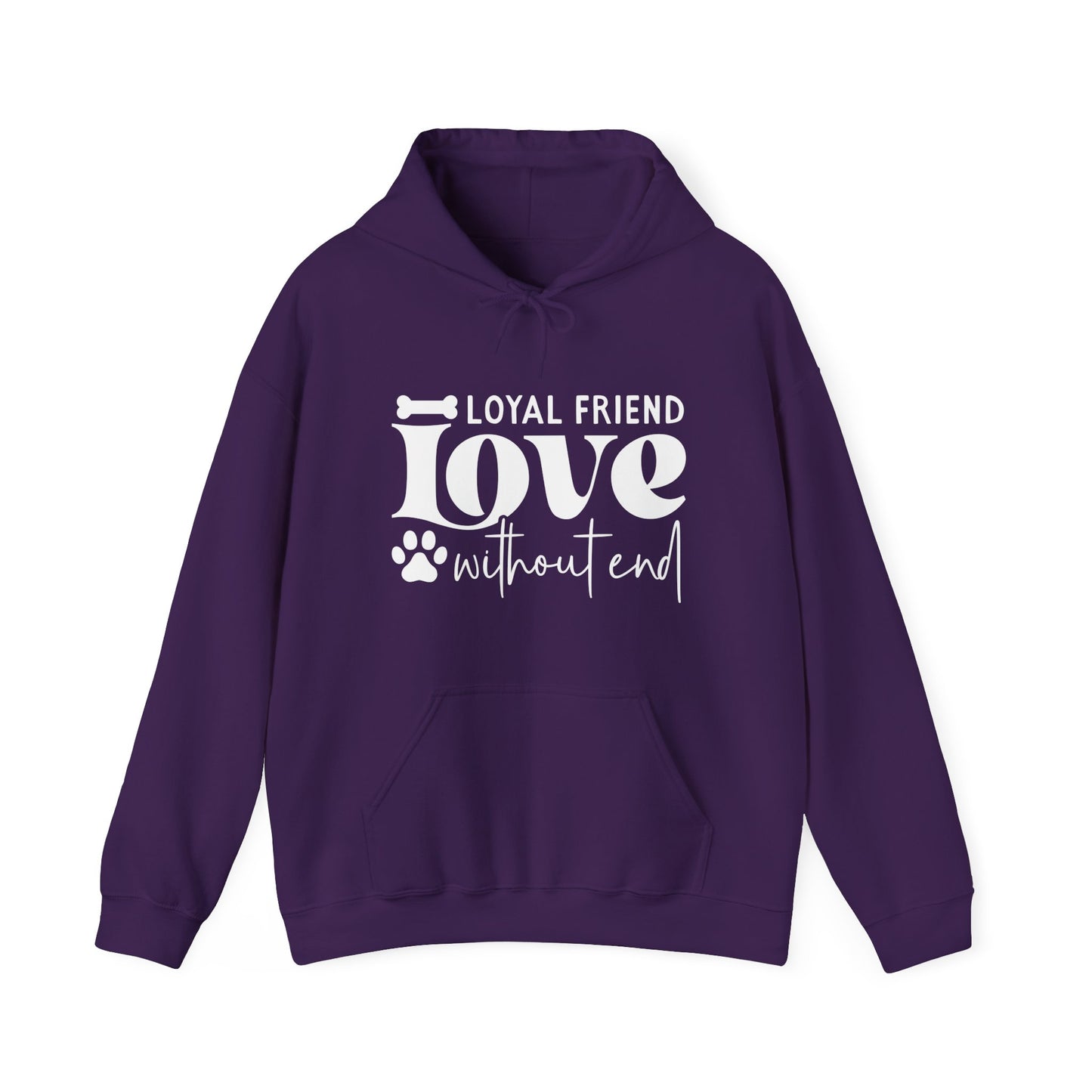 Loyal Friend Love Without End Hoodie | Dog Lover Gift