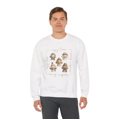 Cozy Woofmas Sweatshirt | Stylish Poodle Squad Sweater