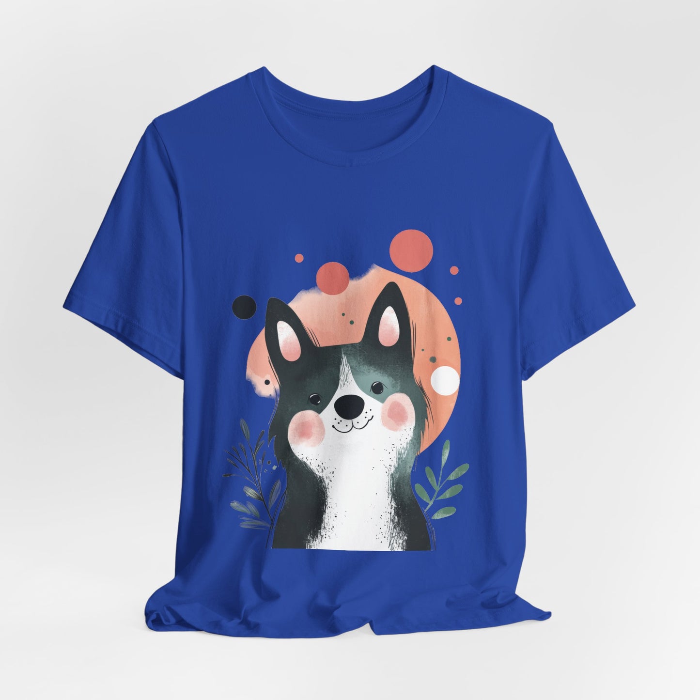 Smiling Akita Minimalist Unisex Tee