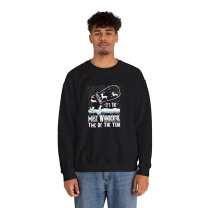 Dachshund Snow Globe Sweatshirt | Wonderful Wiener Time