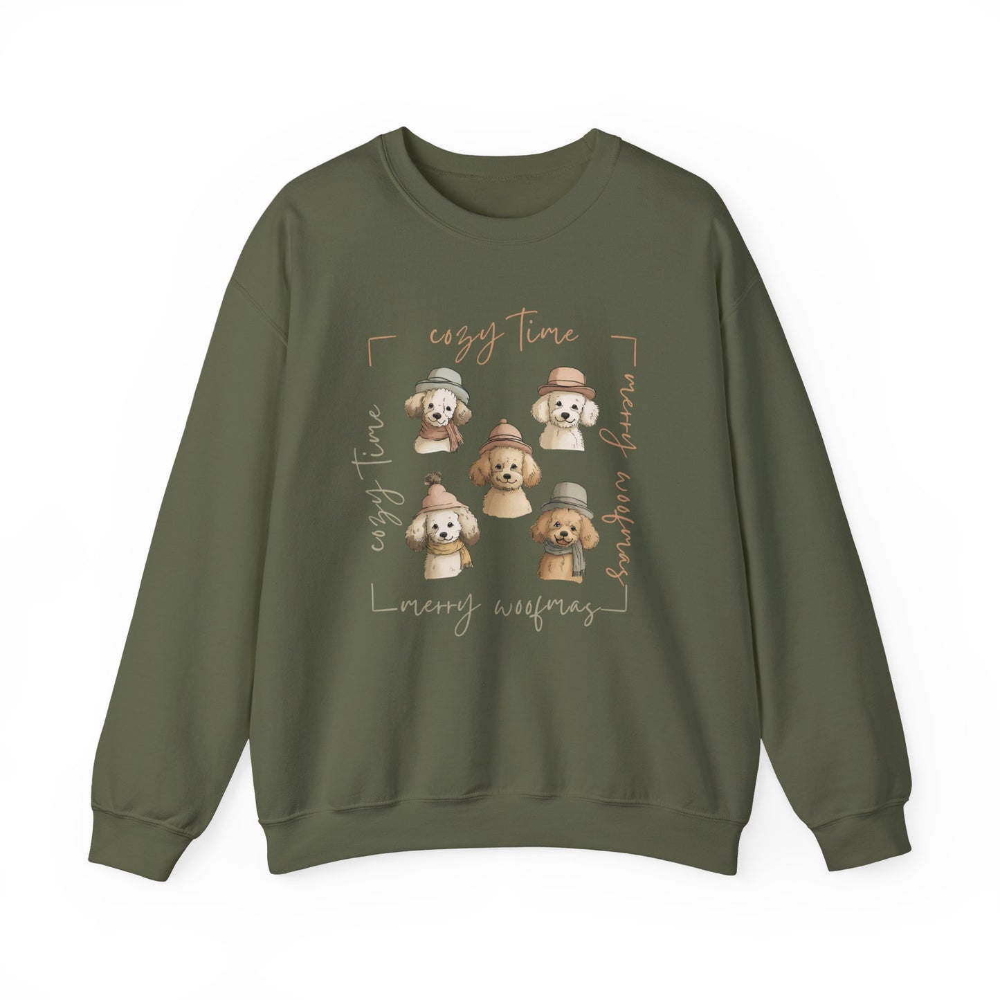Cozy Woofmas Sweatshirt | Stylish Poodle Squad Sweater