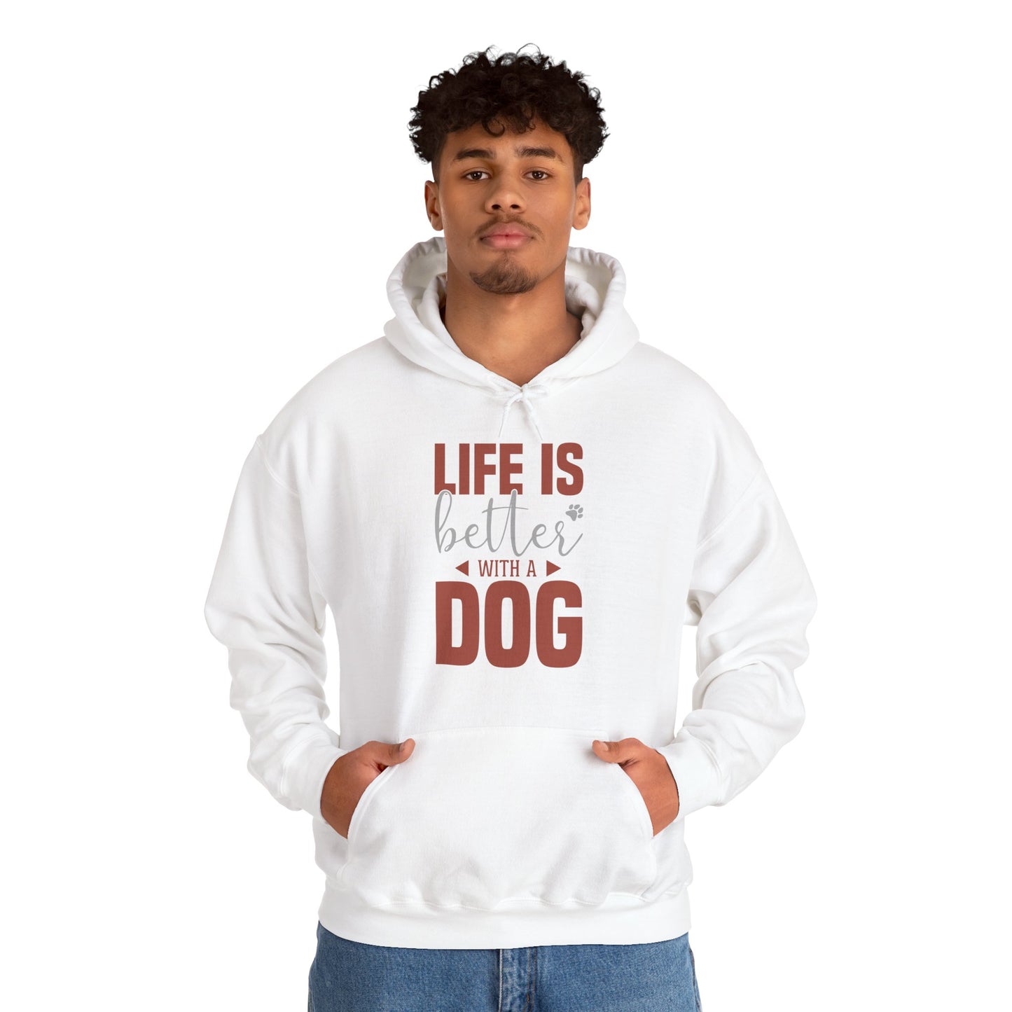 “Life Is Better With a Dog” Unisex Hoodie