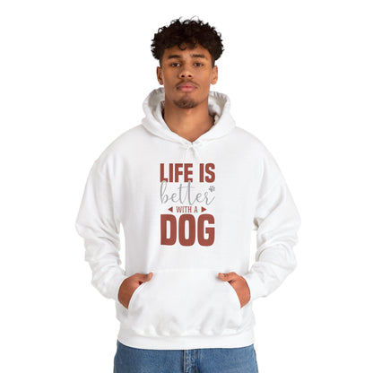 “Life Is Better With a Dog” Unisex Hoodie