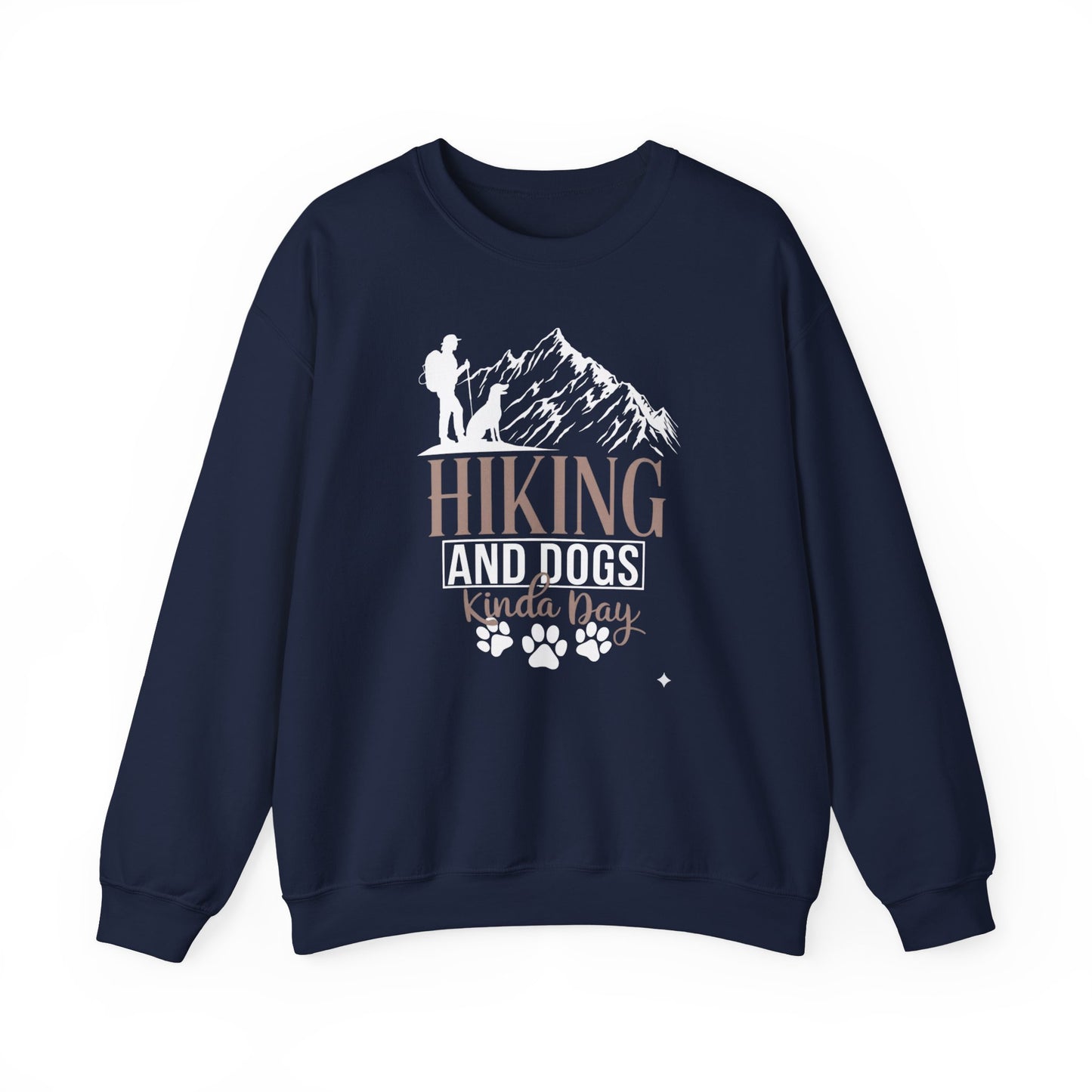 Hiking and Dogs Kinda Day Unisex Sweatshirt