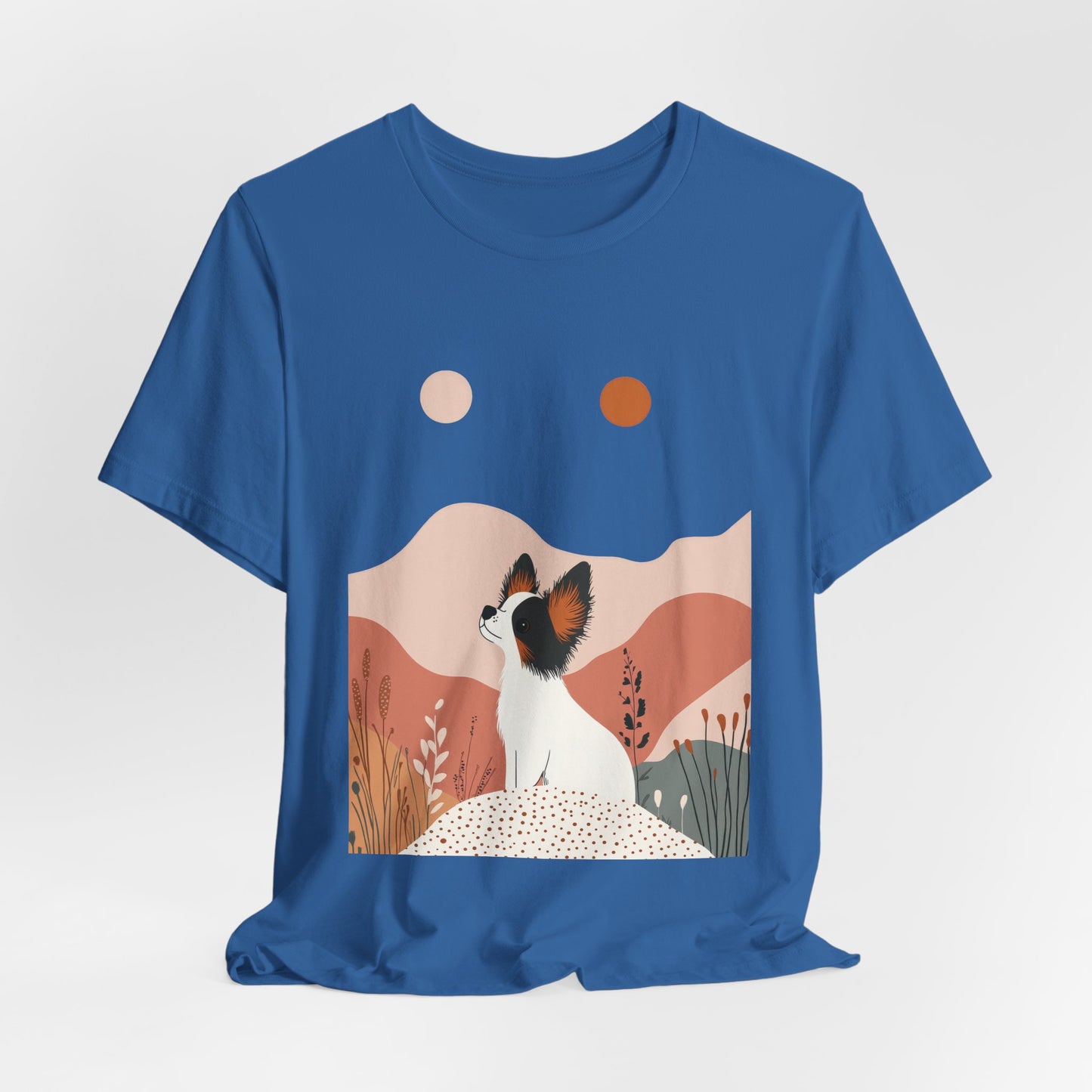 Papillon Spirit – Unisex Artistic Dog T-Shirt