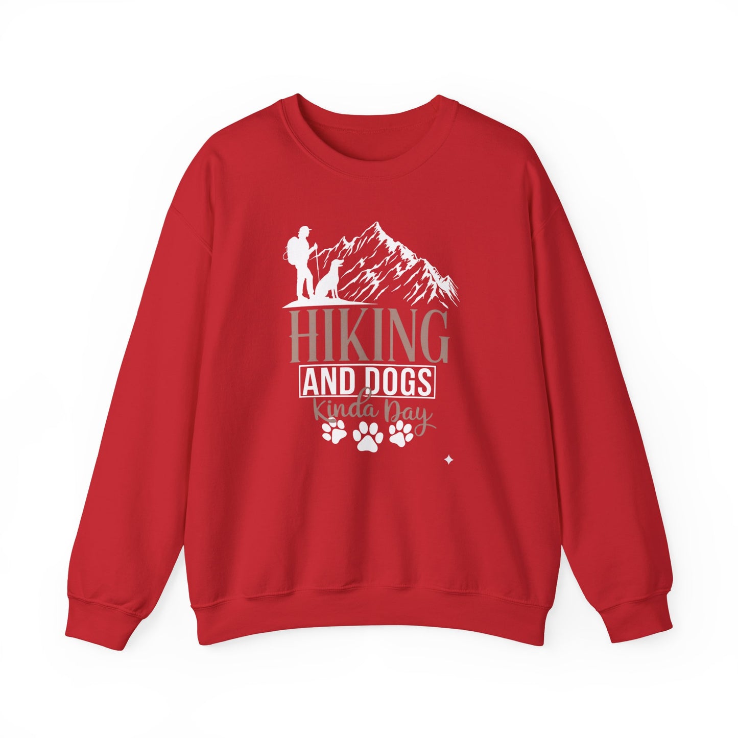 Hiking and Dogs Kinda Day Unisex Sweatshirt