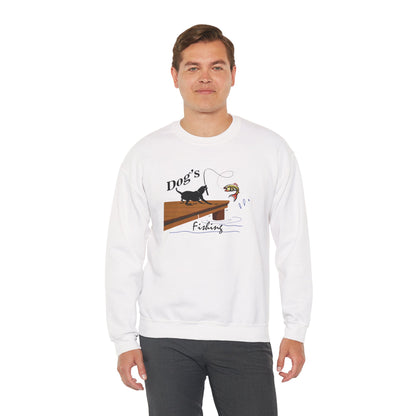 Dog's Fishing Trip Unisex Sweatshirt