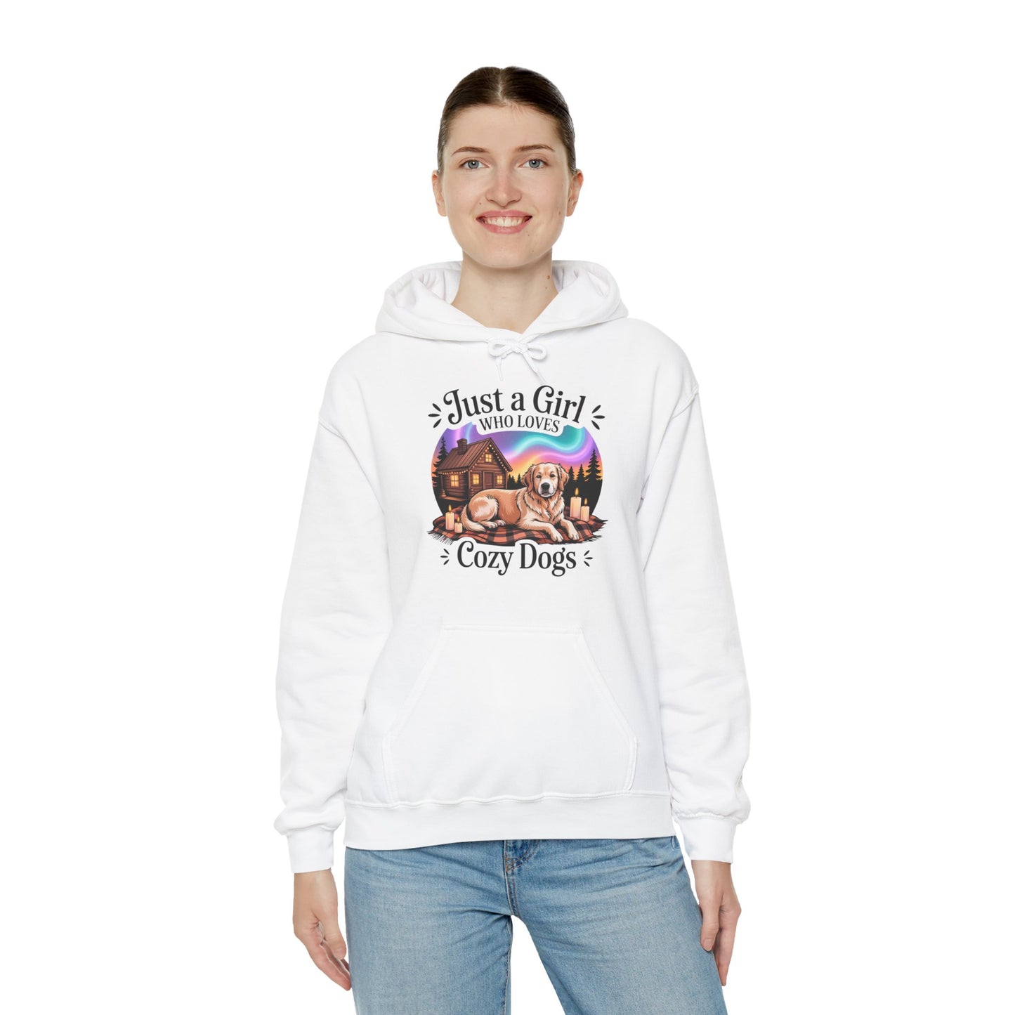 Girl Who Loves Cozy Dogs Hoodie | Cabin Life Sweater