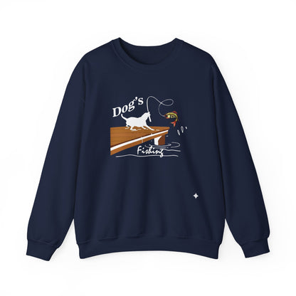 Dog's Fishing Trip Unisex Sweatshirt