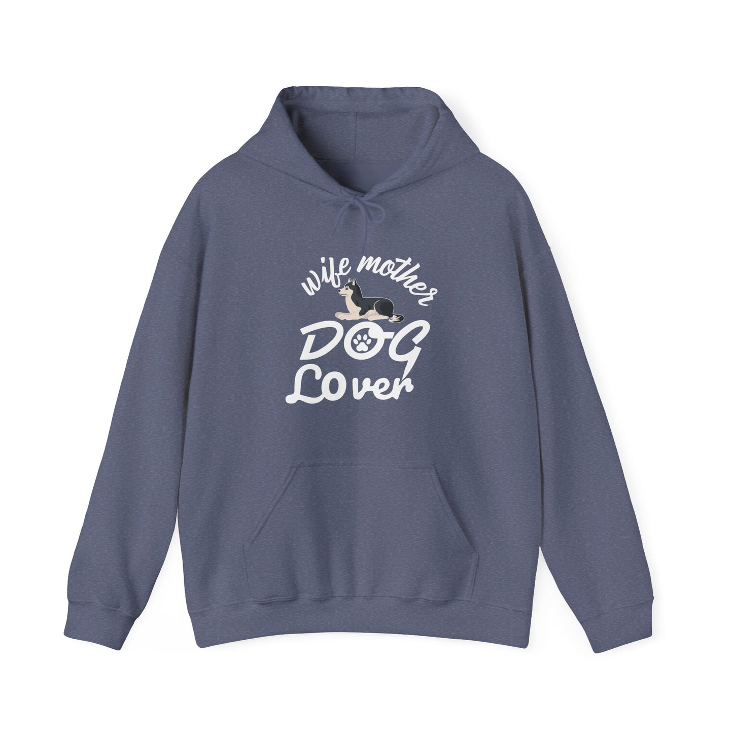 Wife Mother Dog Lover Hoodie | Woman's Dog Mom Life