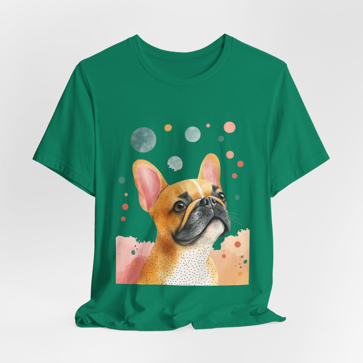 Playful Frenchie Vibes – Unisex T-Shirt