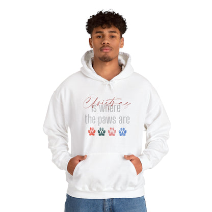 Christmas Is Where The Paws Are Hoodie