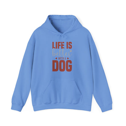 “Life Is Better With a Dog” Unisex Hoodie