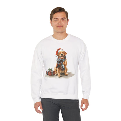 Golden Retriever Christmas Sweatshirt | Festive Dog Gift