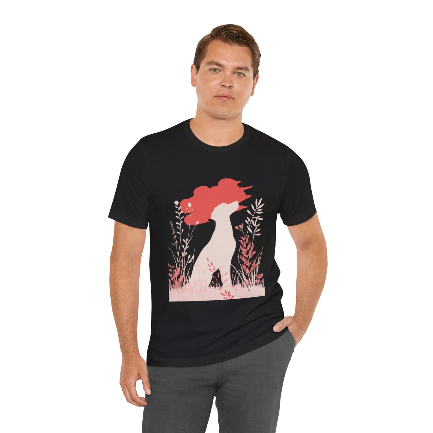 Italian Greyhound Silhouette – Unisex Artistic T-Shirt