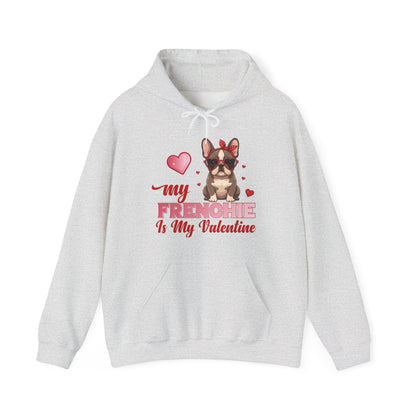 My Frenchie Is My Valentine Unisex Hoodie