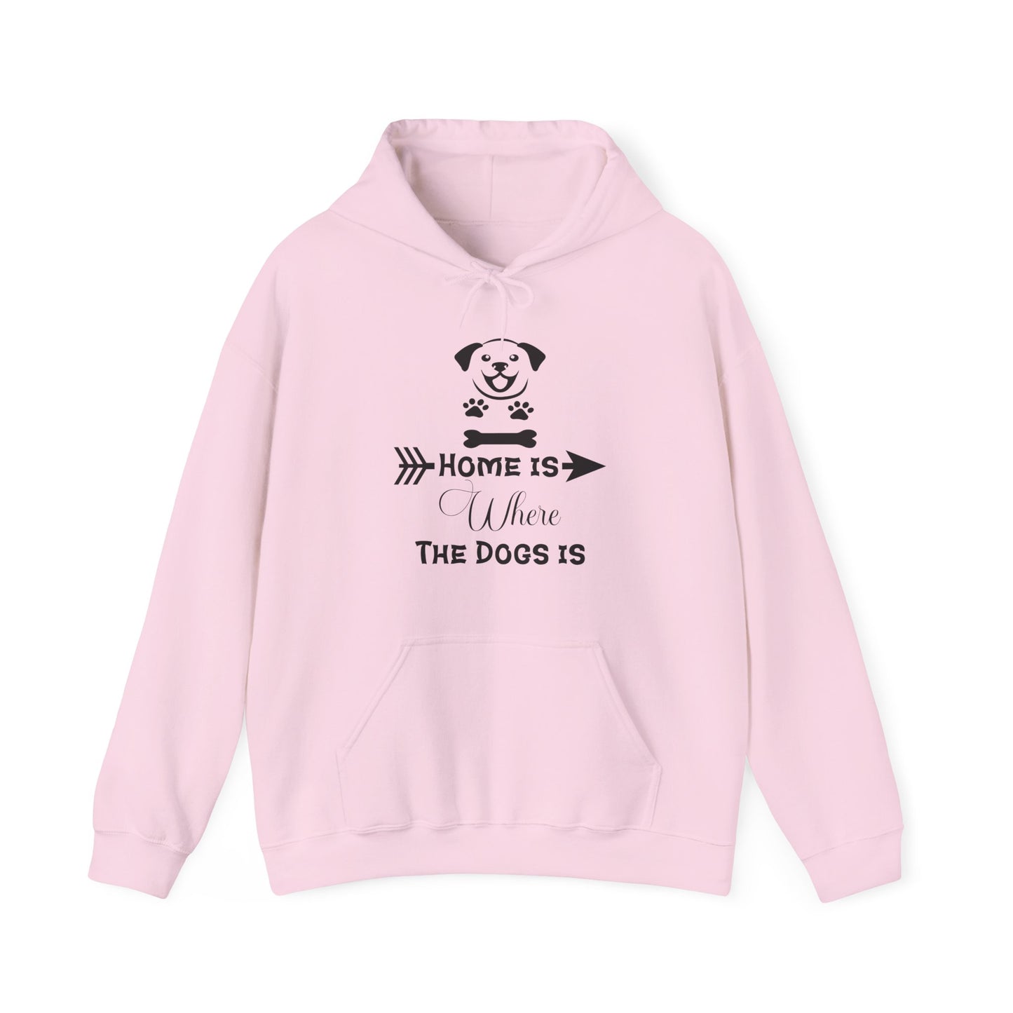 Home Is Where The Dogs Is Unisex Hoodie