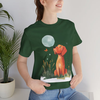 Curious Pup & Bubble Dreams – Unisex T-Shirt