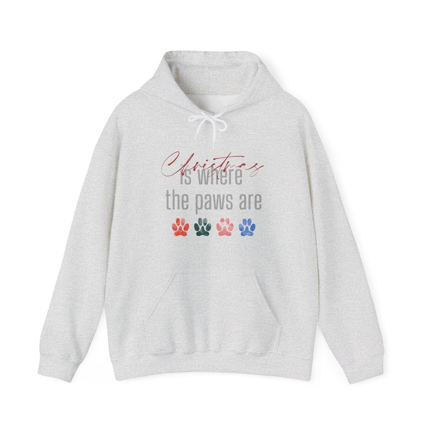Christmas Is Where The Paws Are Hoodie