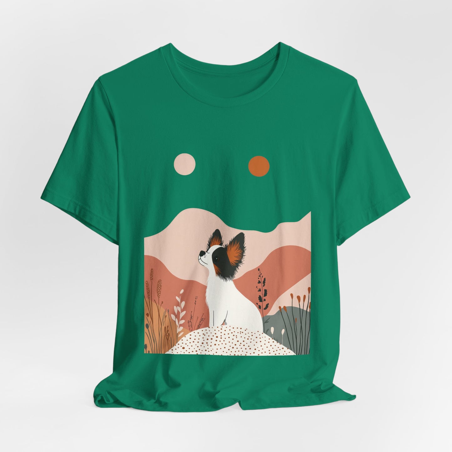 Papillon Spirit – Unisex Artistic Dog T-Shirt