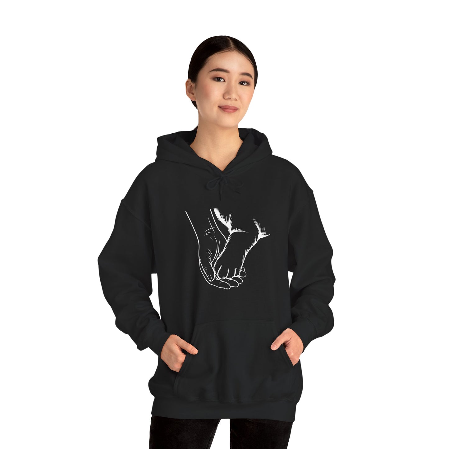 Holding Paws Forever Hoodie | Dog-Human Bond Gift