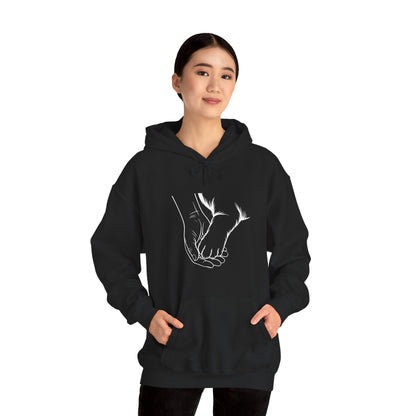 Holding Paws Forever Hoodie | Dog-Human Bond Gift