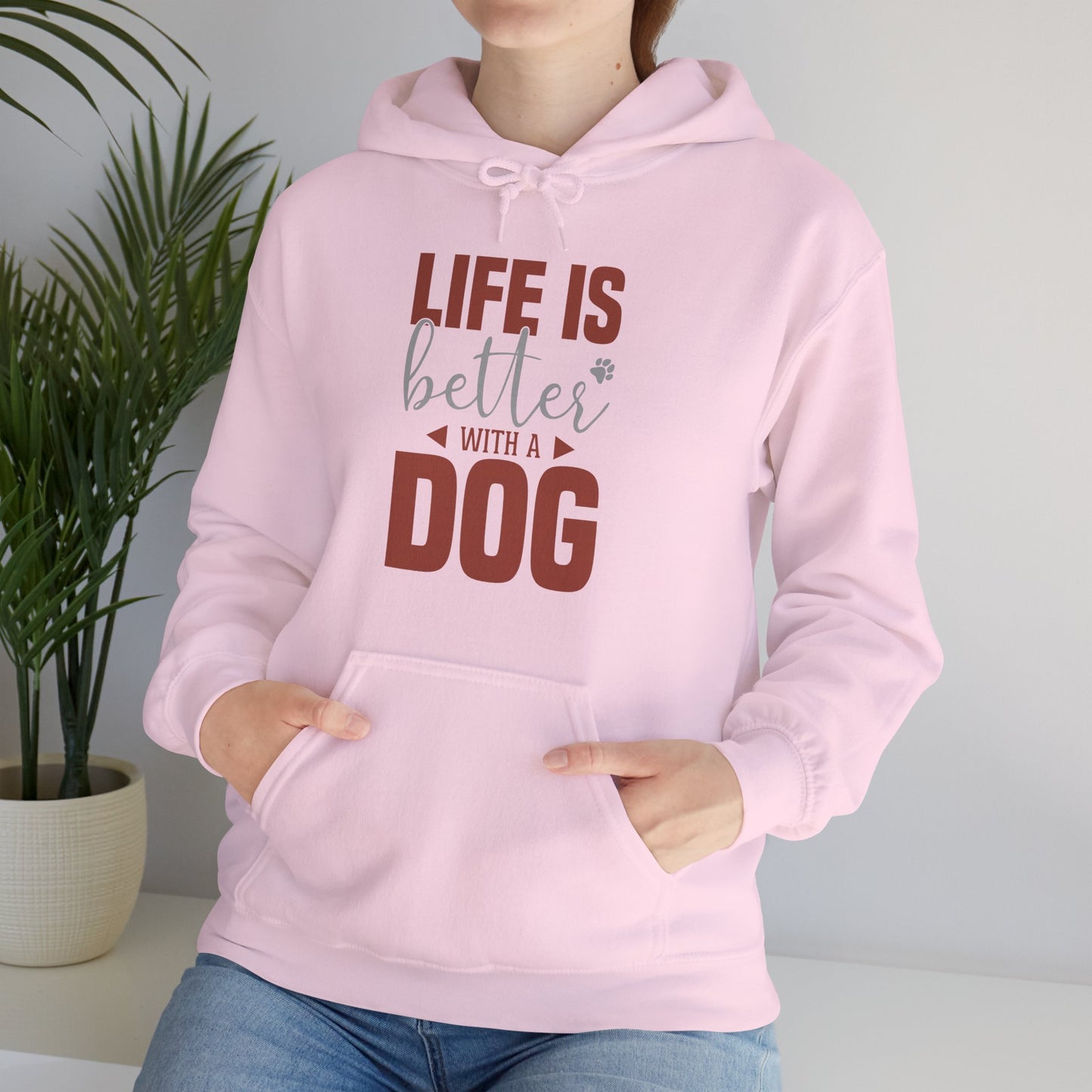 “Life Is Better With a Dog” Unisex Hoodie